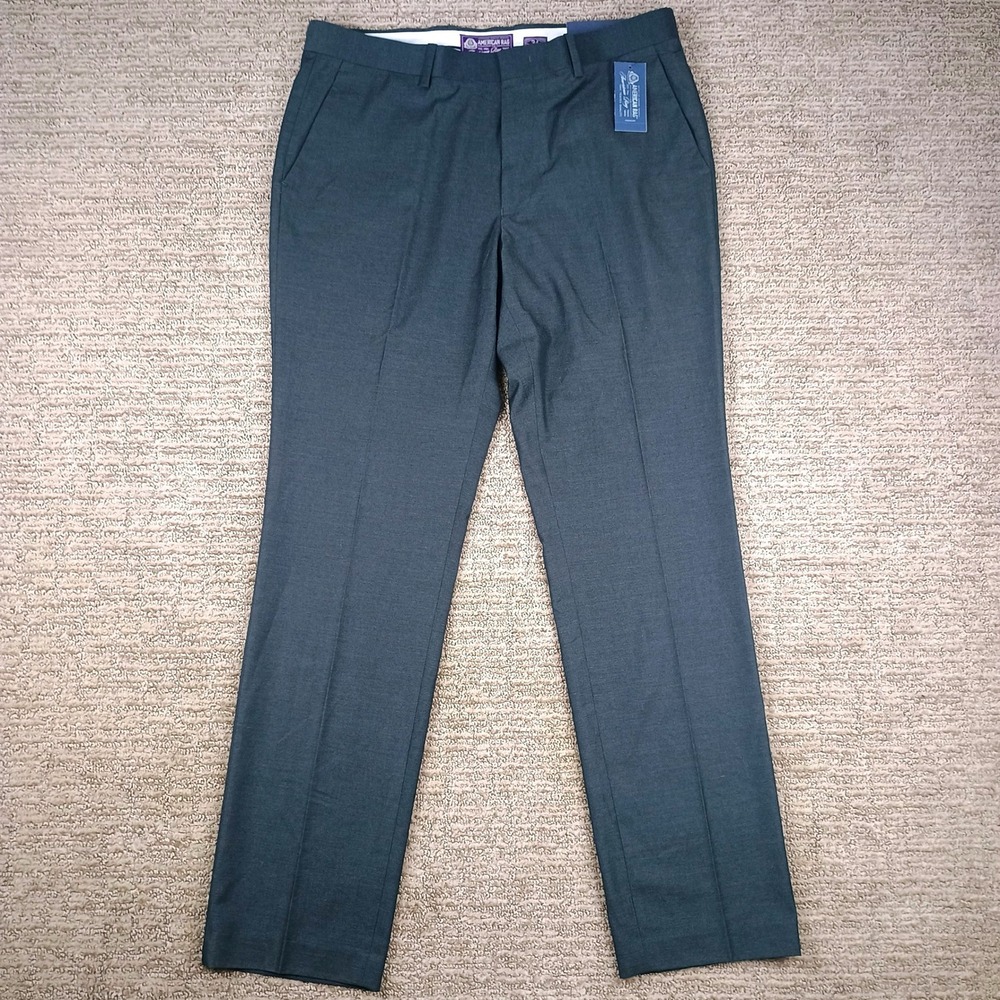 New with Tags American Rag Slim Straight Clark Fit Dress Pants Mens 34x32 Formal